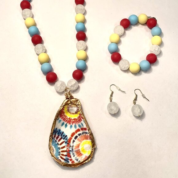 "Fun" three piece jewelry set - Picture 1 of 7